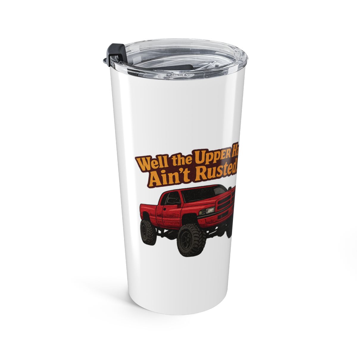 WhistlinDiesel Rusty Dodge Travel Mug