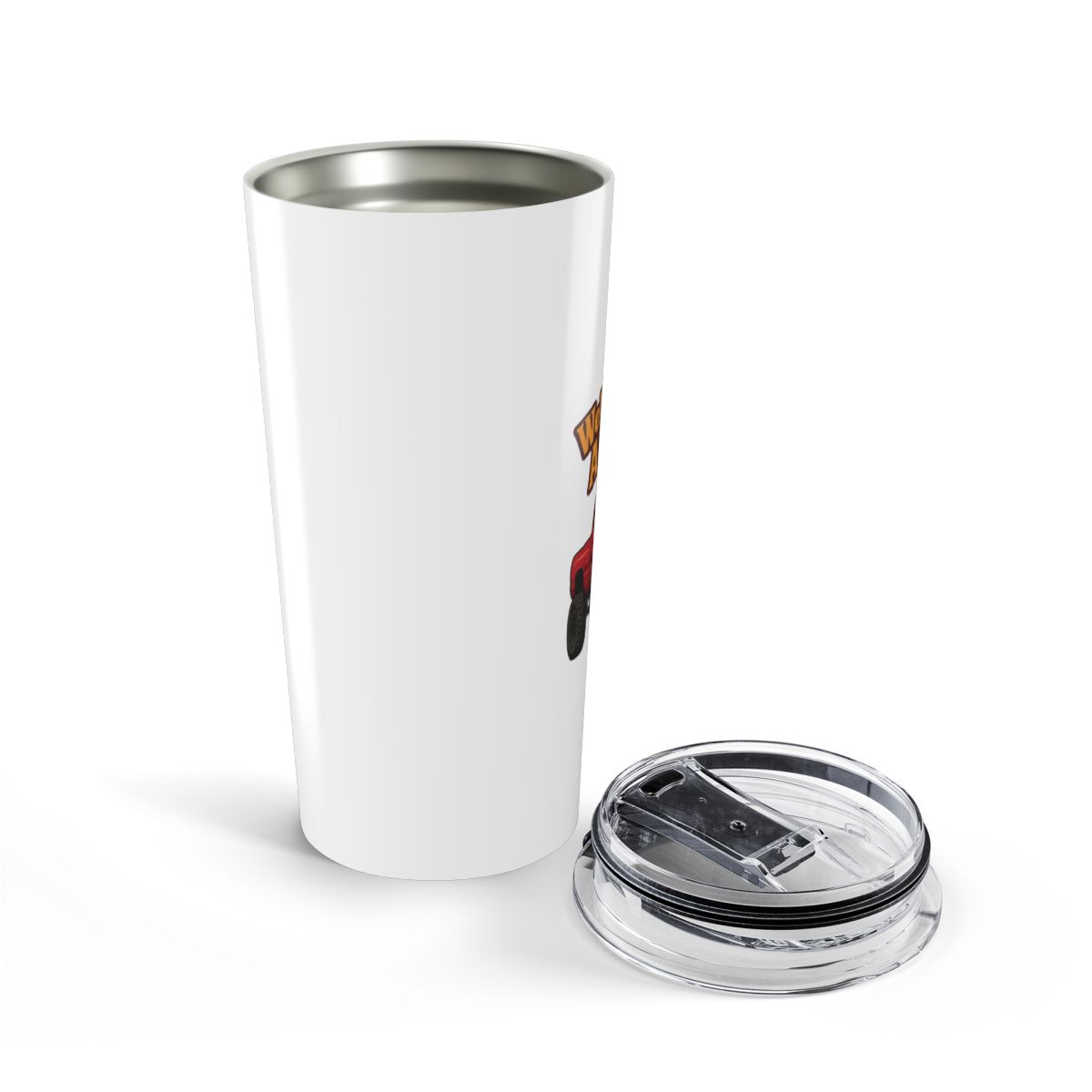 WhistlinDiesel Rusty Dodge Travel Mug - alternate angle 4, merchandise