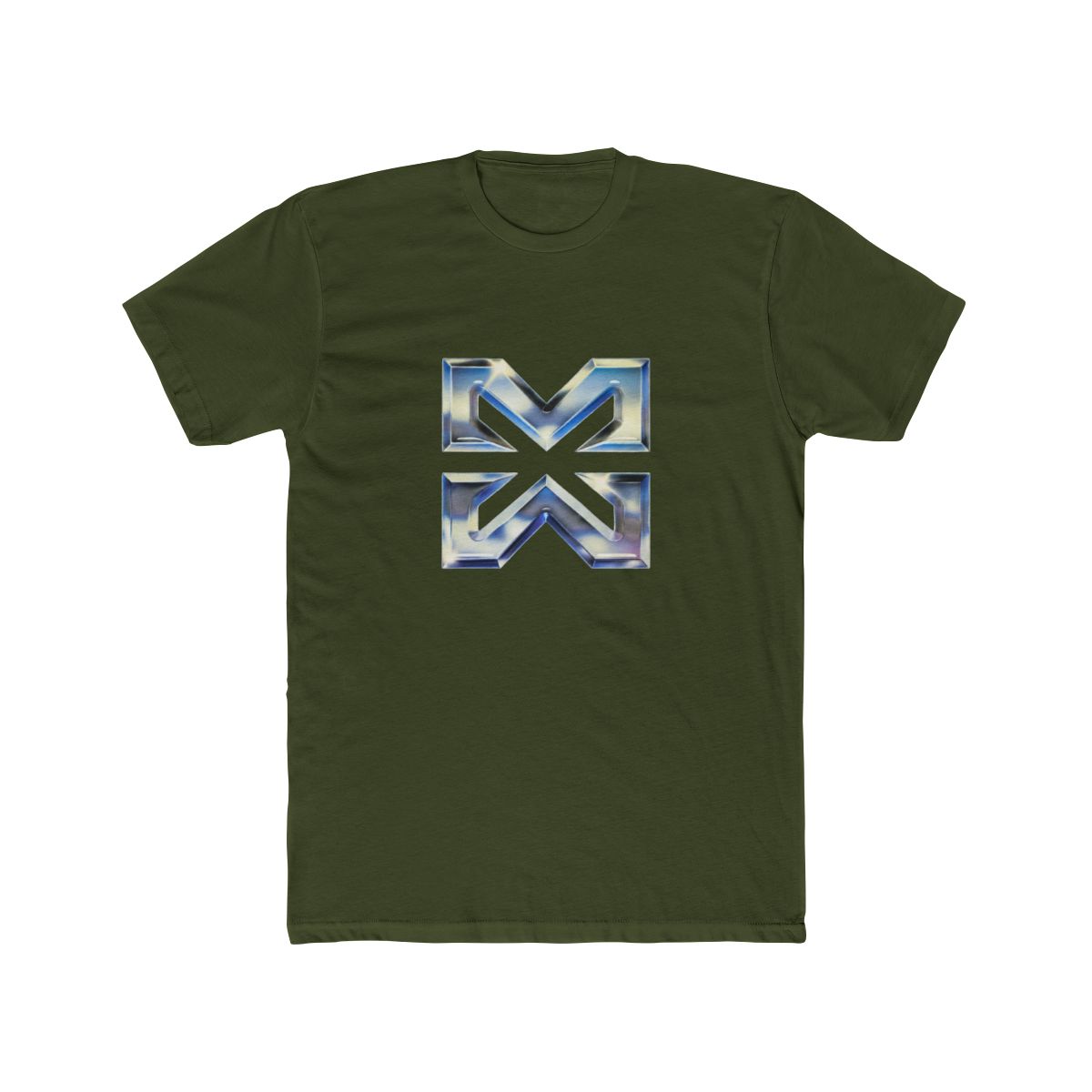 Monstermax Chrome Flat White Tee - alternate angle 4, merchandise