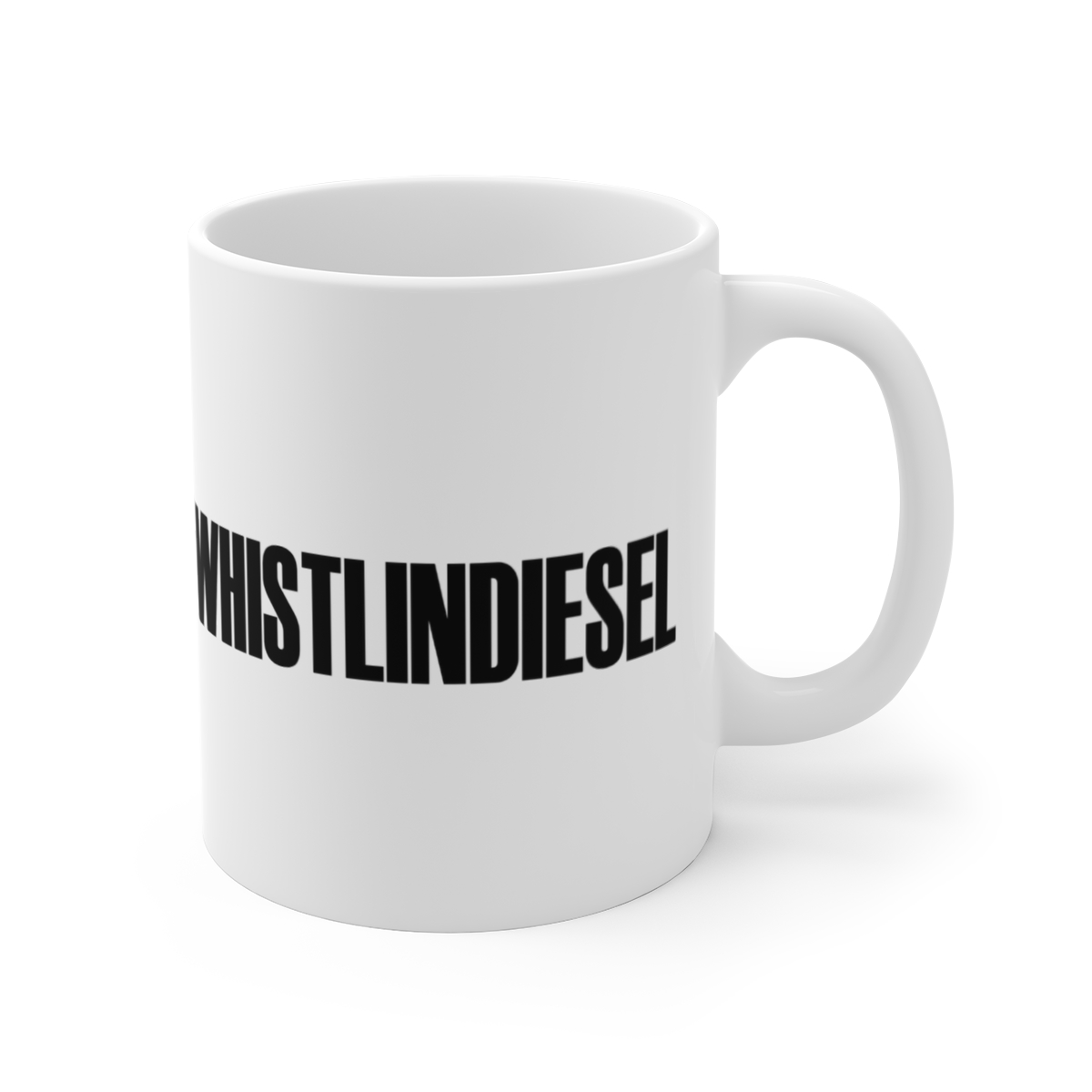 WhistlinDiesel White Mug