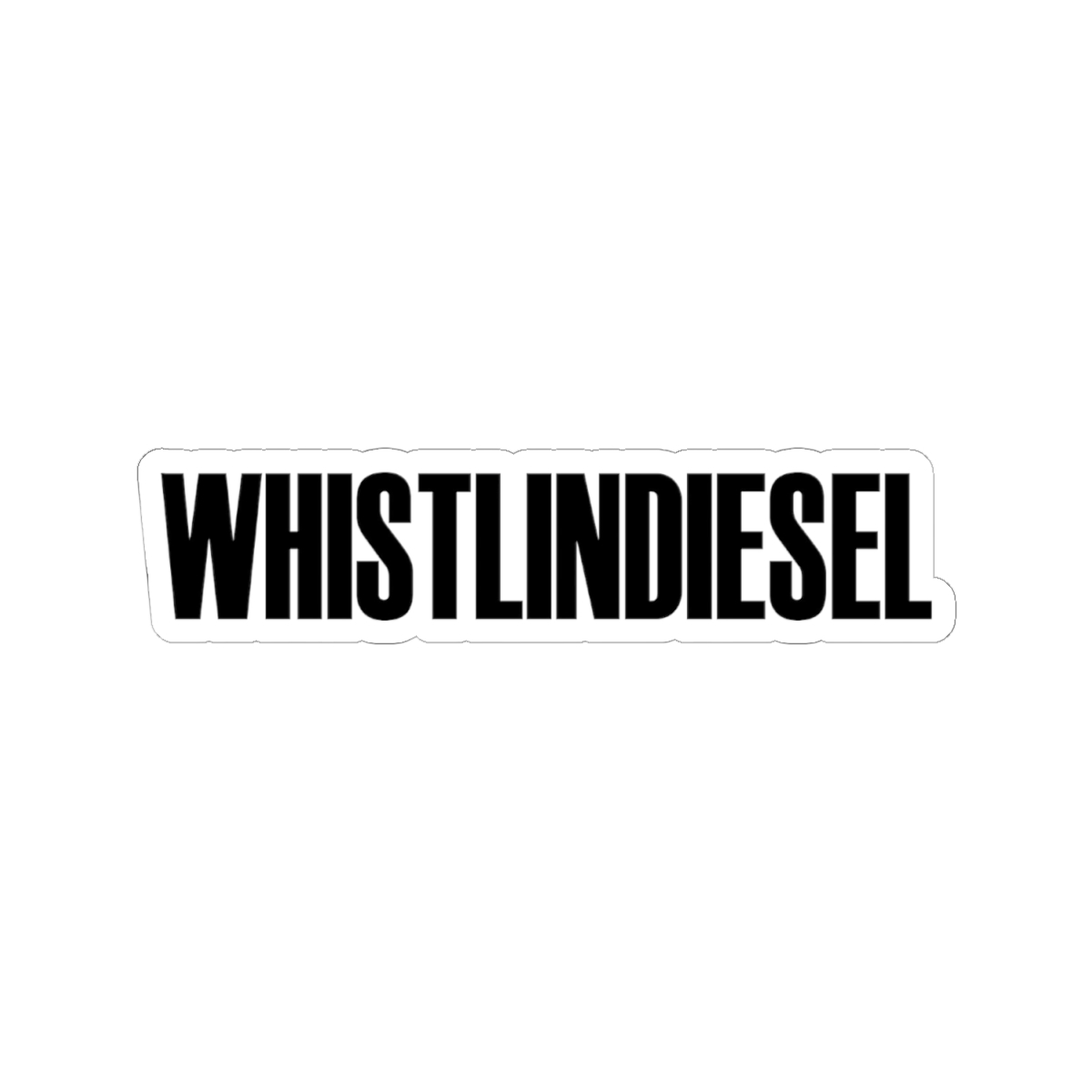 WhistlinDiesel Sticker - alternate angle 2, merchandise